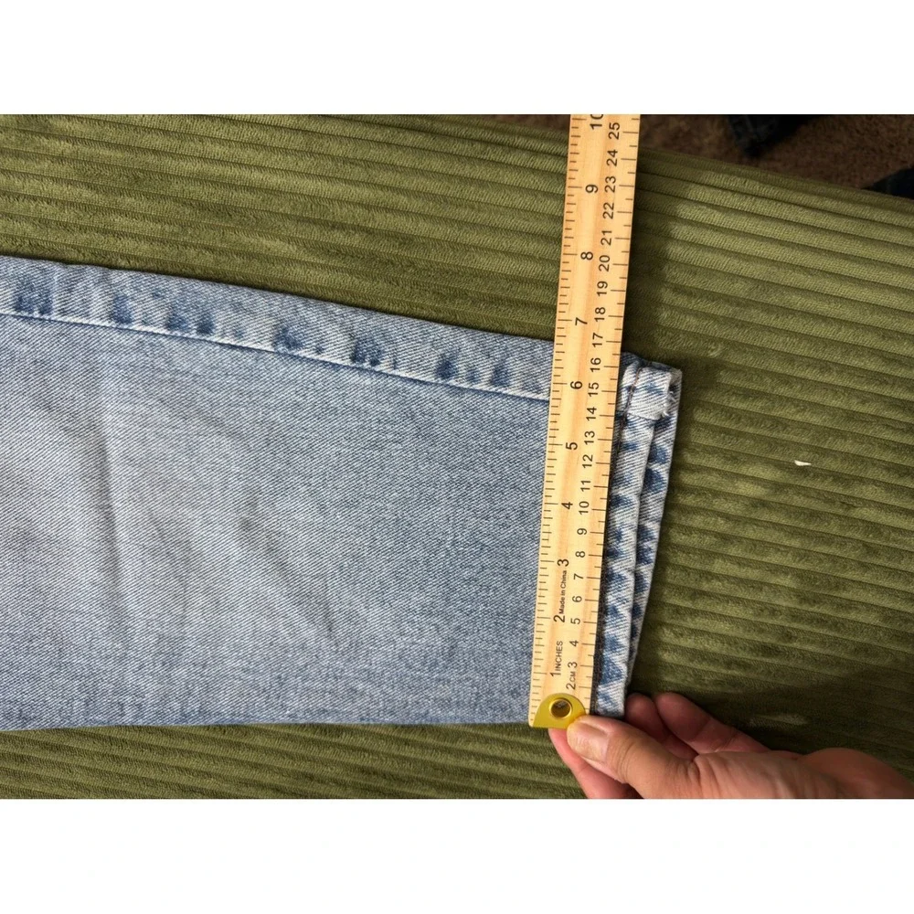 Vintage Calvin Klein Jeans Womens 12 Light Wash‎ HighRise TaperedMade USA AA28